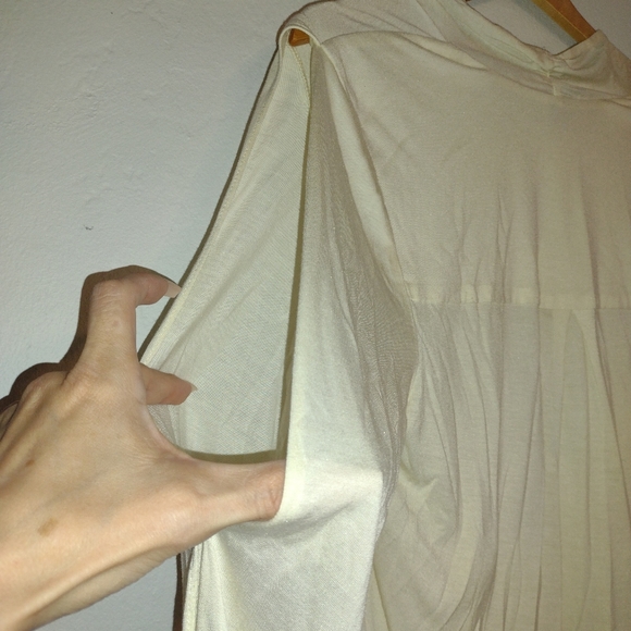 #24 Haute Hippie Ivory Modal Top - Picture 7 of 10